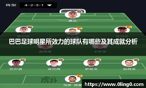 巴巴足球明星所效力的球队有哪些及其成就分析